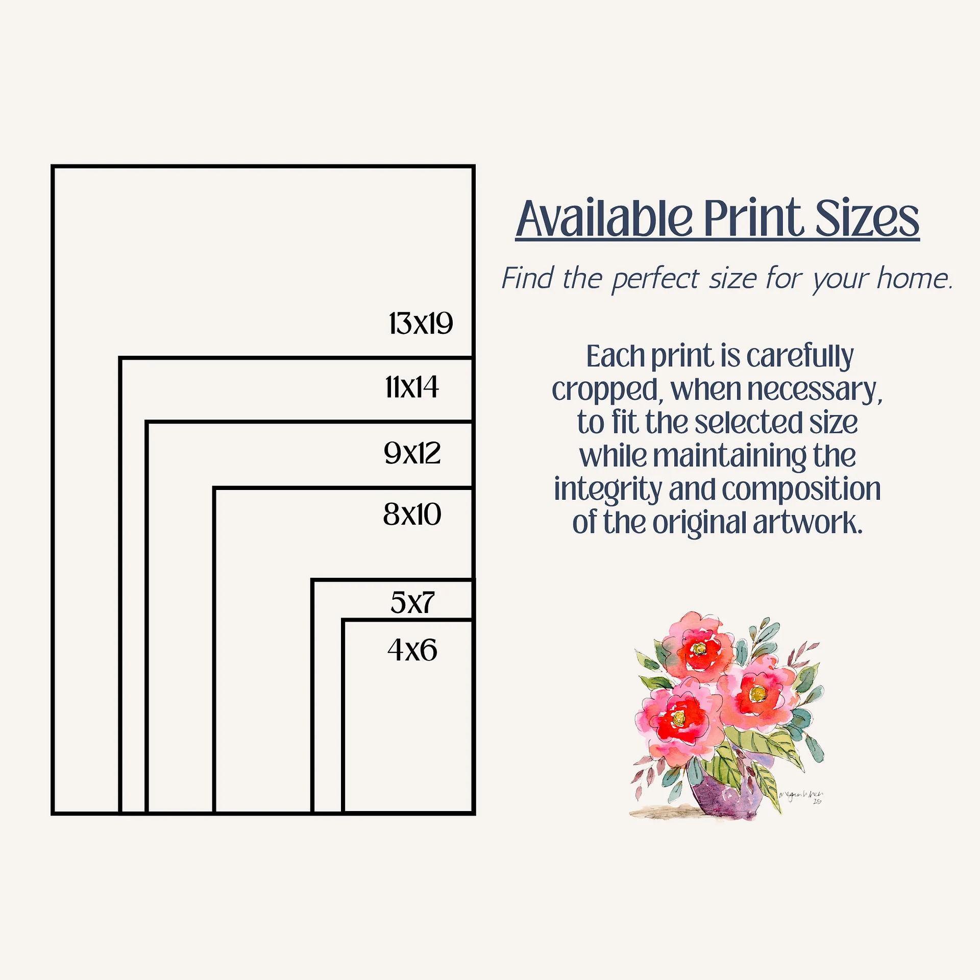 Floral Watercolor Print - Violet Haven - The BloomHouse Collection product image (3)
