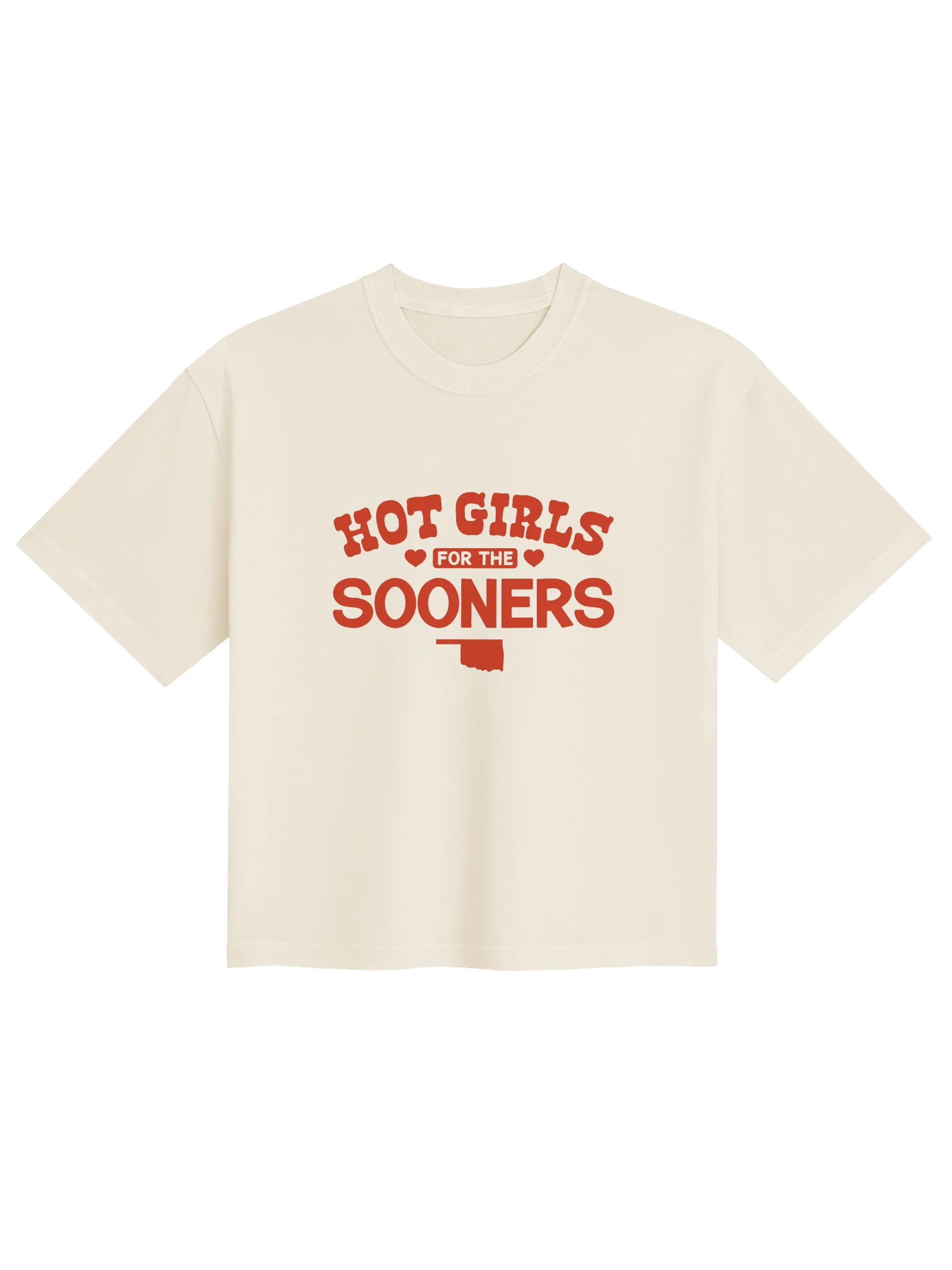 Hot Girls for the Sooners Boxy Women's Tee product image (1)