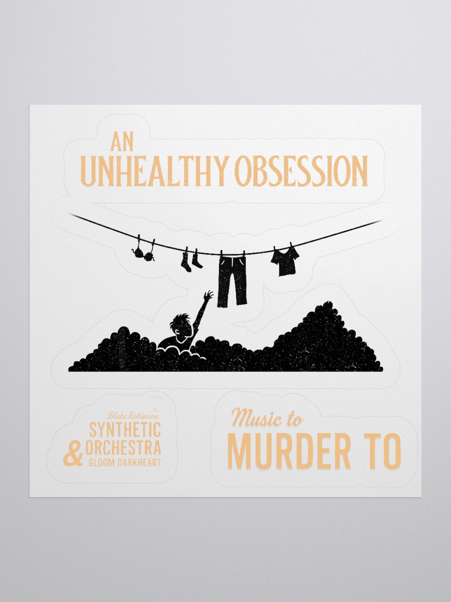 An Unhealthy Obsession Kiss Cut Stickers product image (1)
