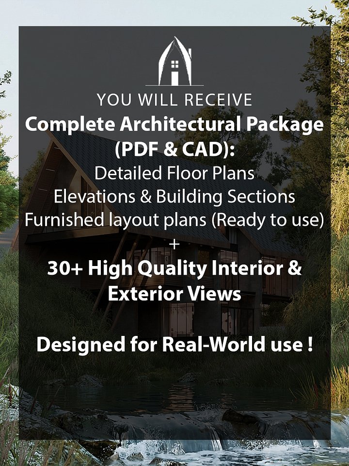A Frame House 068 - Drawings\Blueprints CAD + PDF - Metric + Imperial product image (2)