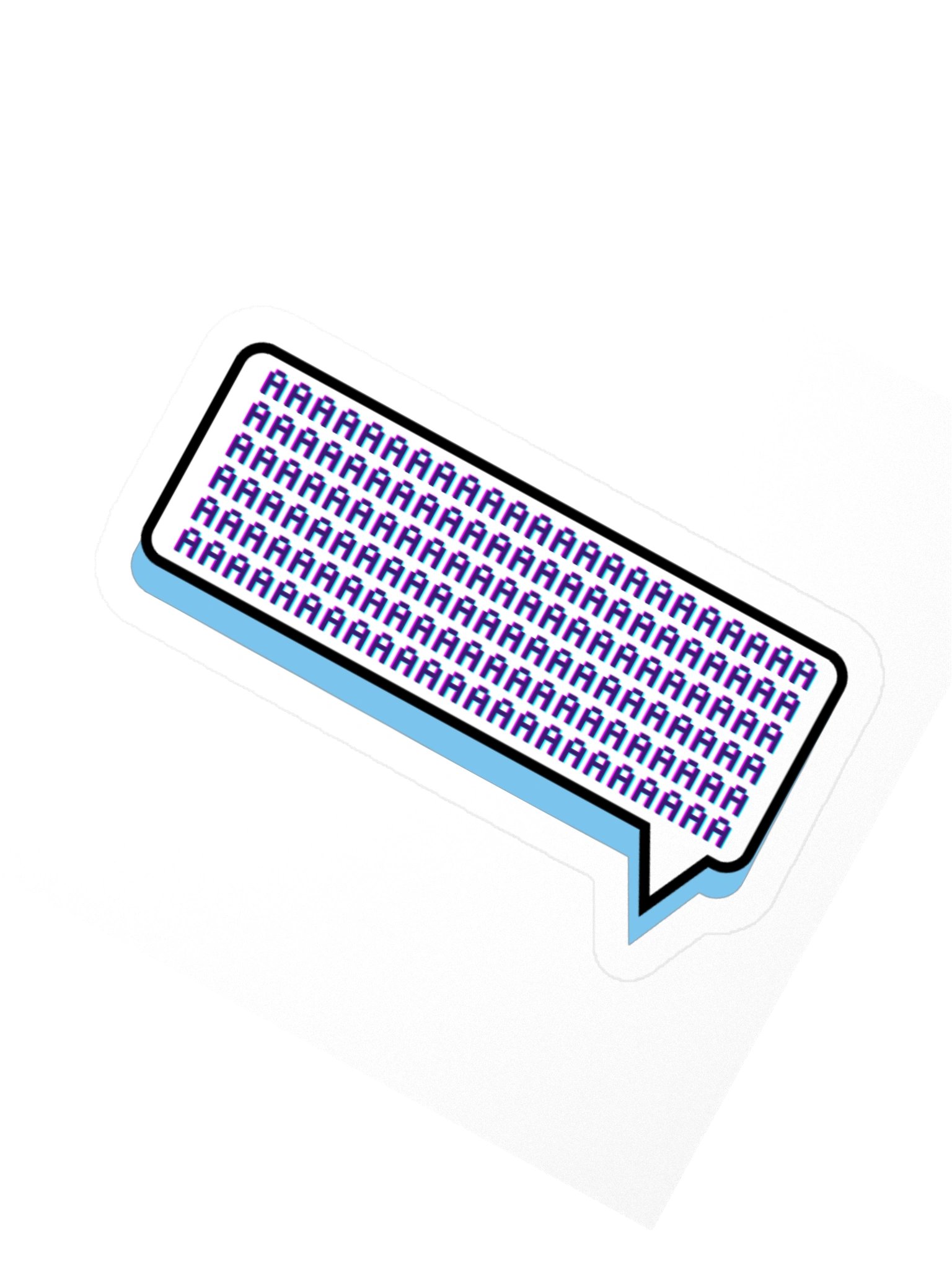Screaming Into the Void Kiss Cut Sticker product image (3)