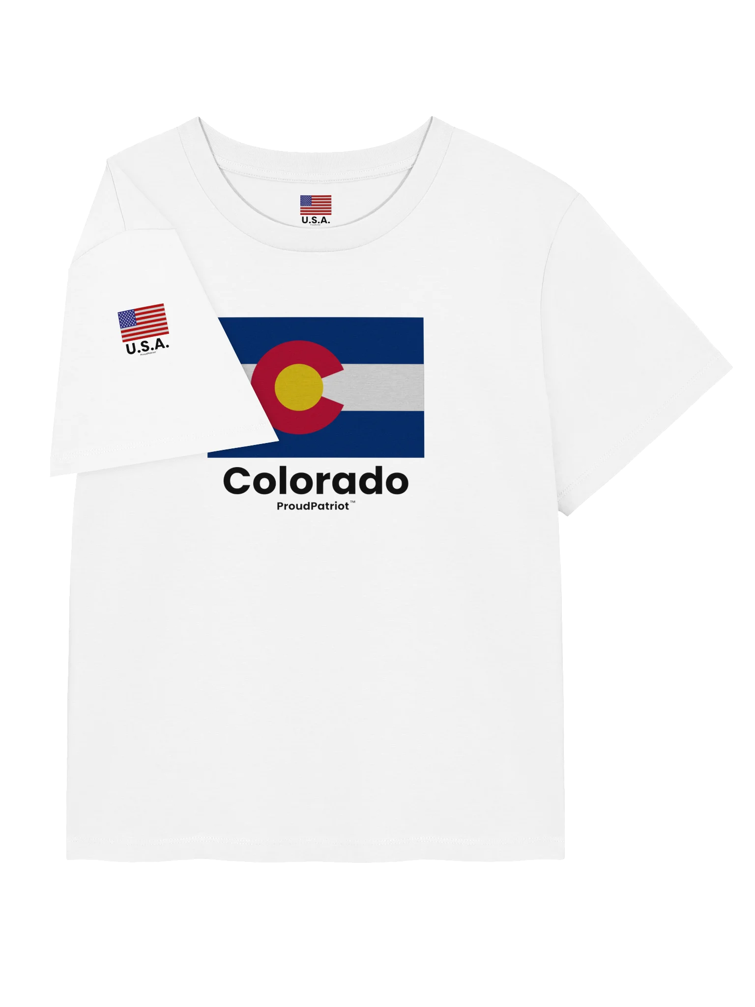Colorado Women's Ribbed Neck T-Shirt product image (7)