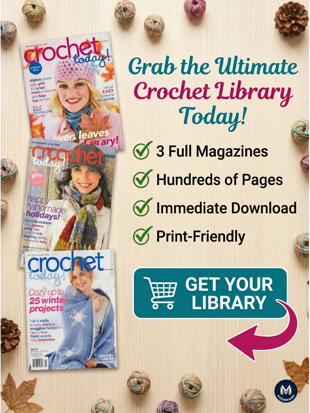 Vintage Crochet Today! Digital Magazine Bundle (2006-2007) – 3 Issues, 100+ Patterns product image (6)