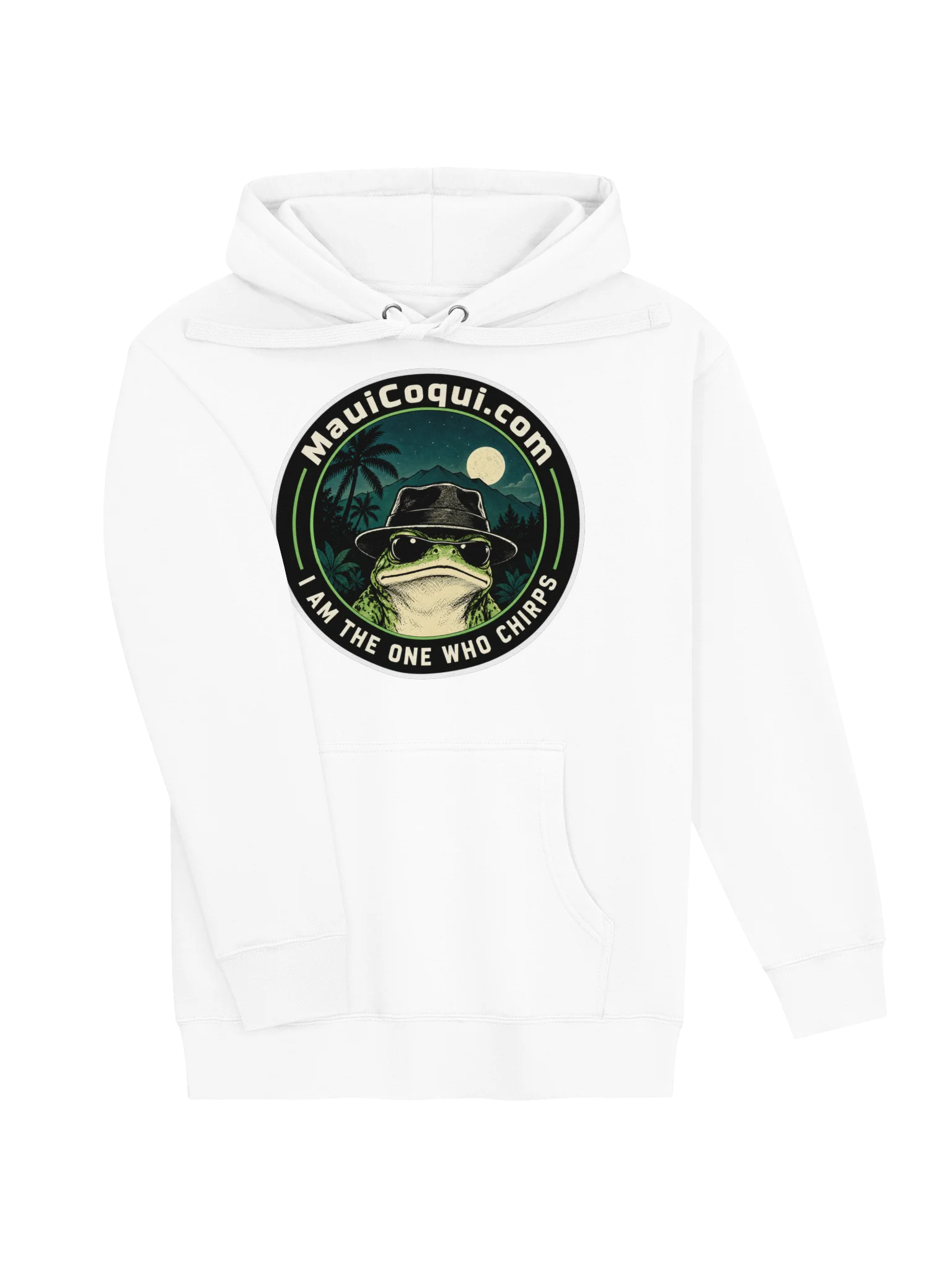 Heisenfrog Hoodie - I am the one who chirps - White product image (3)