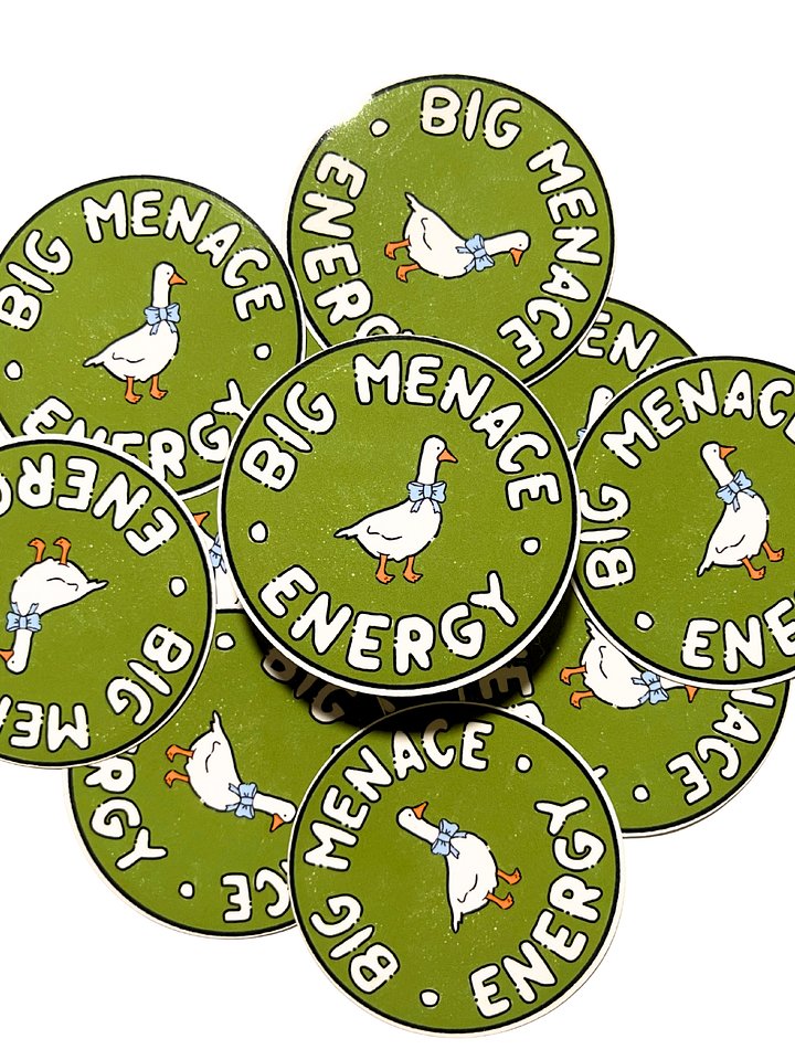 Big Menace Energy Sticker product image (2)