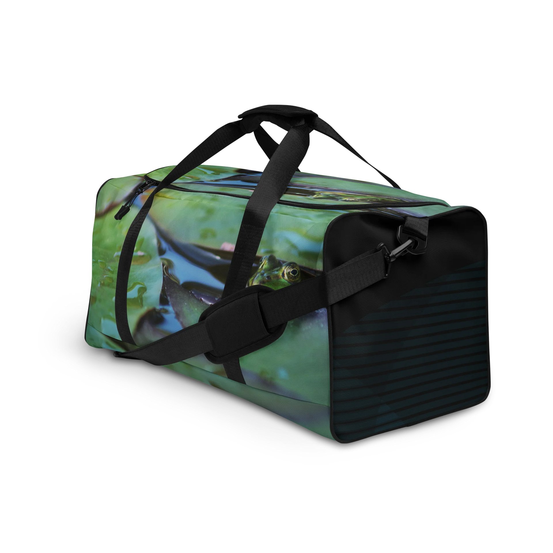 Travel bag - Frog under lily pad (Dark Design) product image (4)