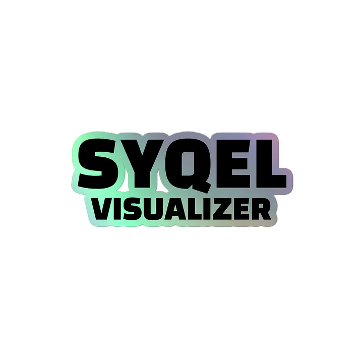 SYQEL Visualizer Pro Decal (Holographic Edition) product image (2)