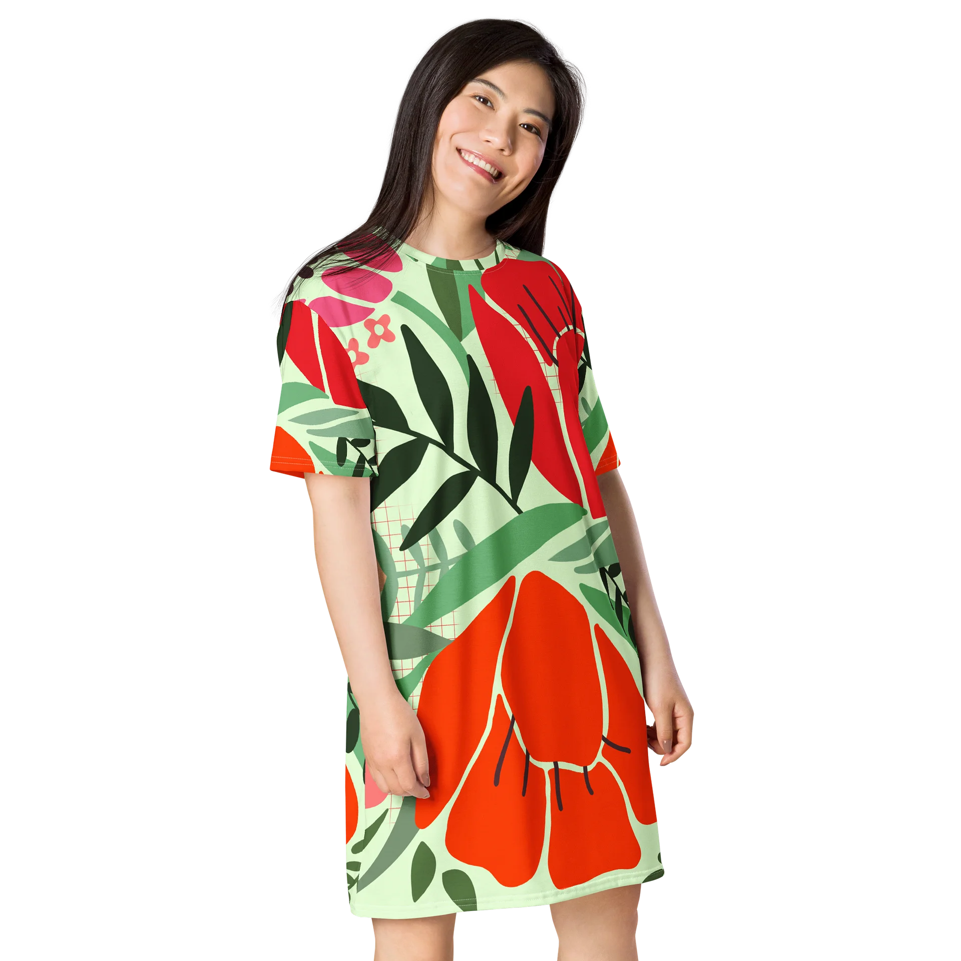 Tropical Muse T-Shirt Dress product image (6)