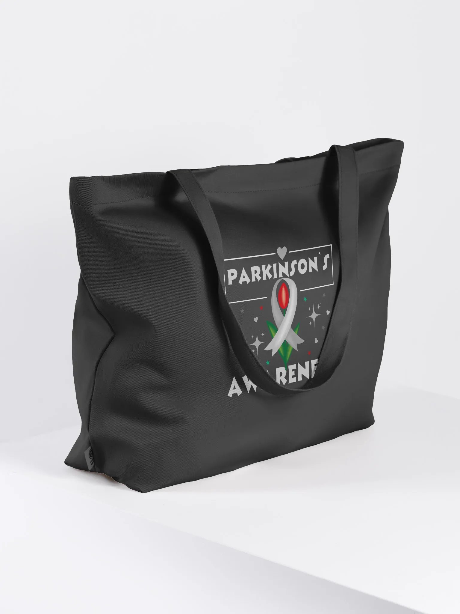 Parkinson's Awareness Organic Tote Bag product image (3)
