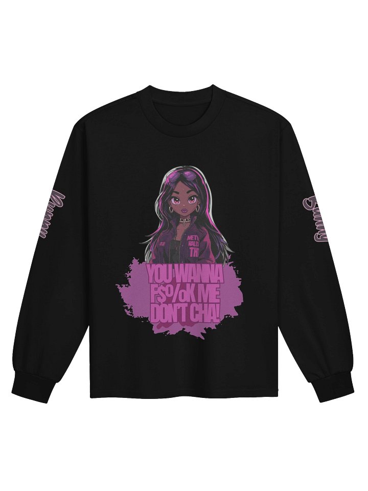 Retro 'Good Girl' Vibes Long Sleeve Shirt product image (5)