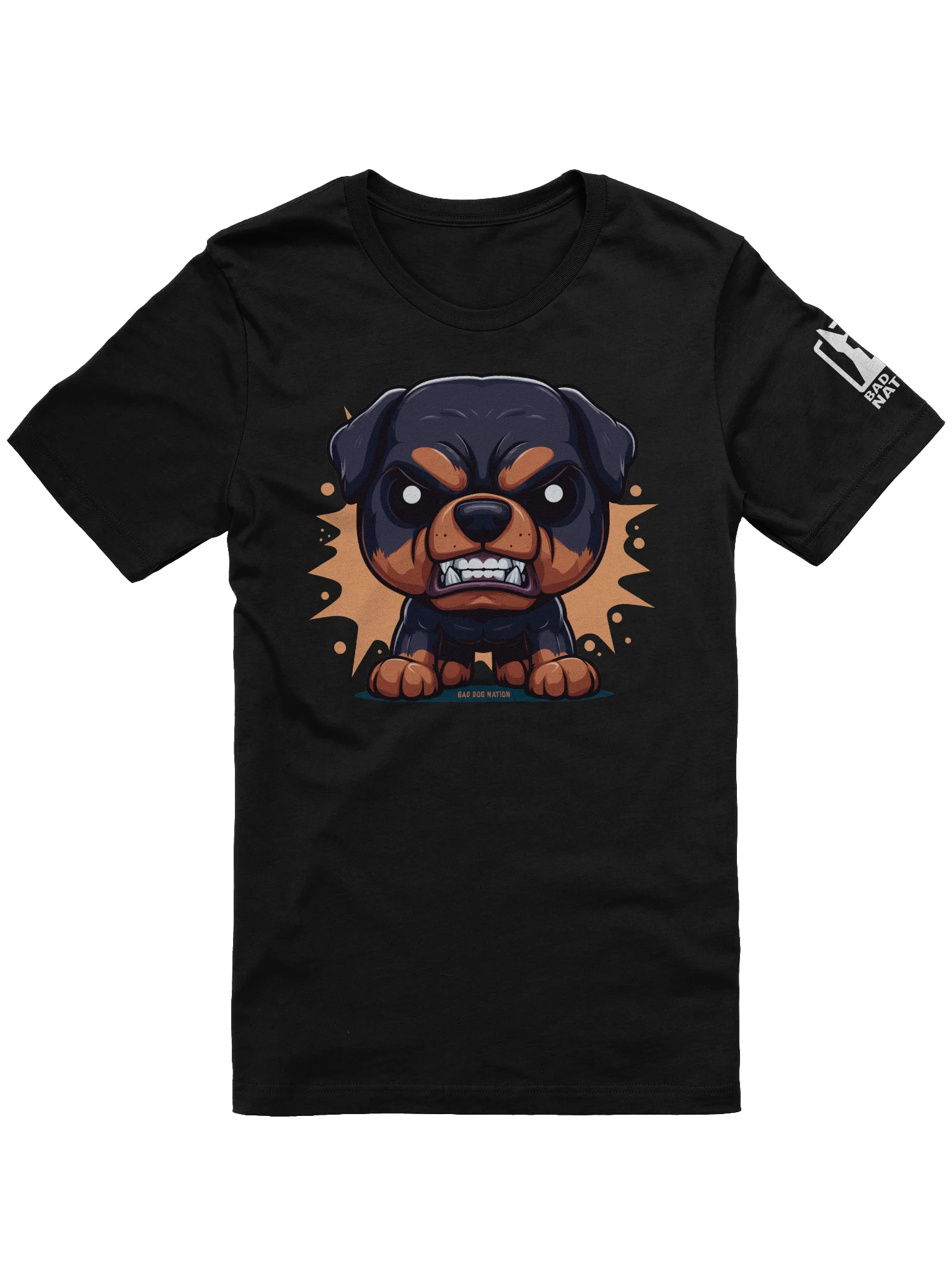 Rottweiler Angry Pup - Premium Unisex T-shirt product image (1)
