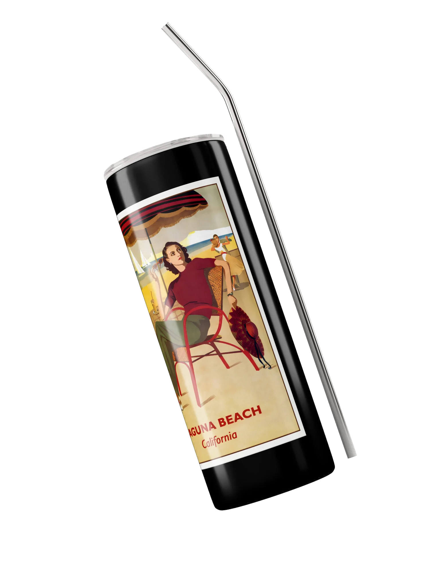 Laguna Beach Retro Travel Tumbler product image (6)