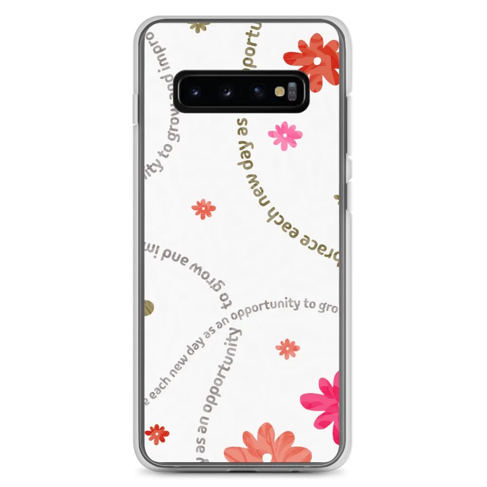 Grow and Improve Floral Samsung® Case product image (2)