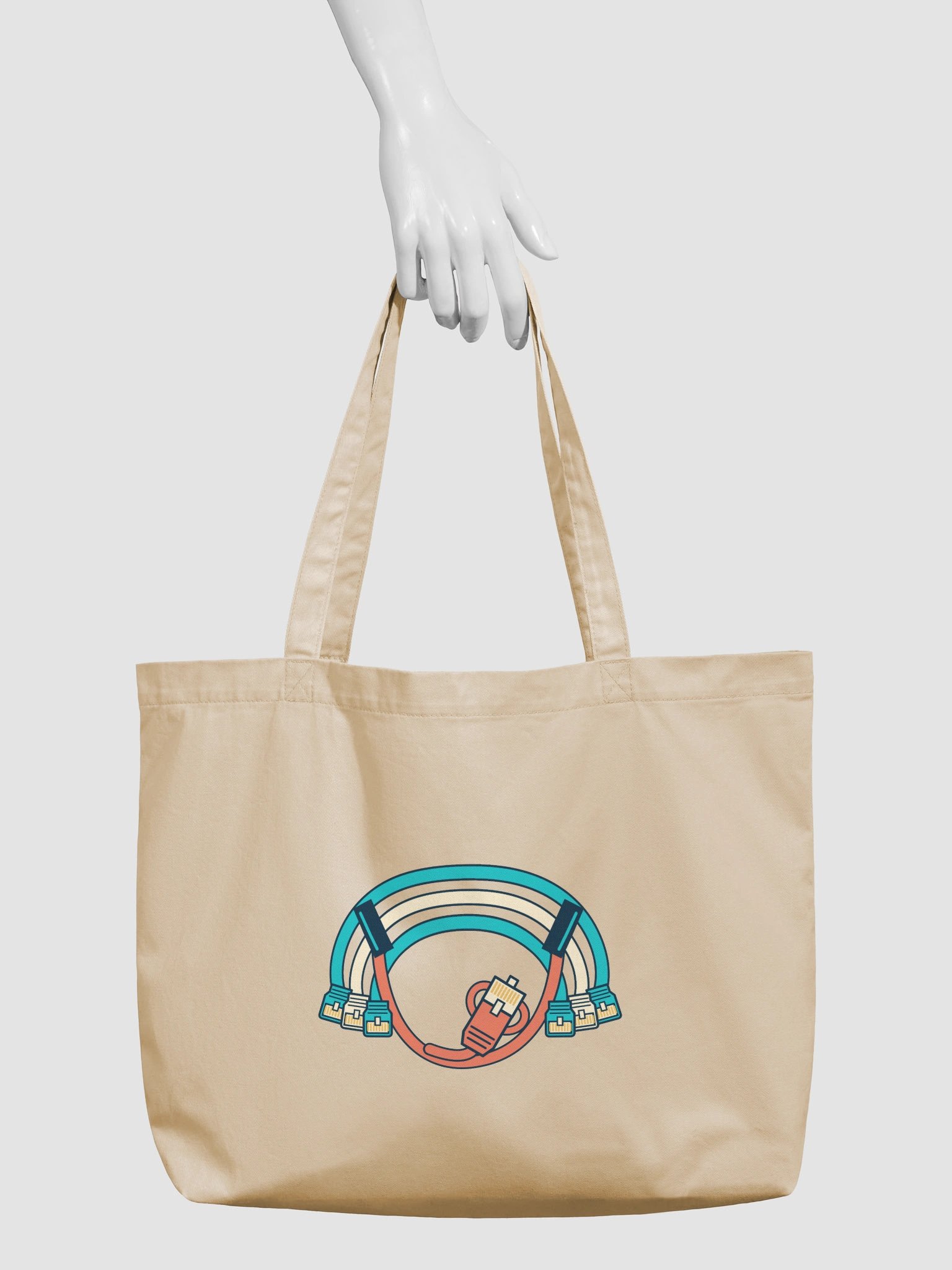 PATB One Loose End Cable Hammock Cotton Tote product image (3)