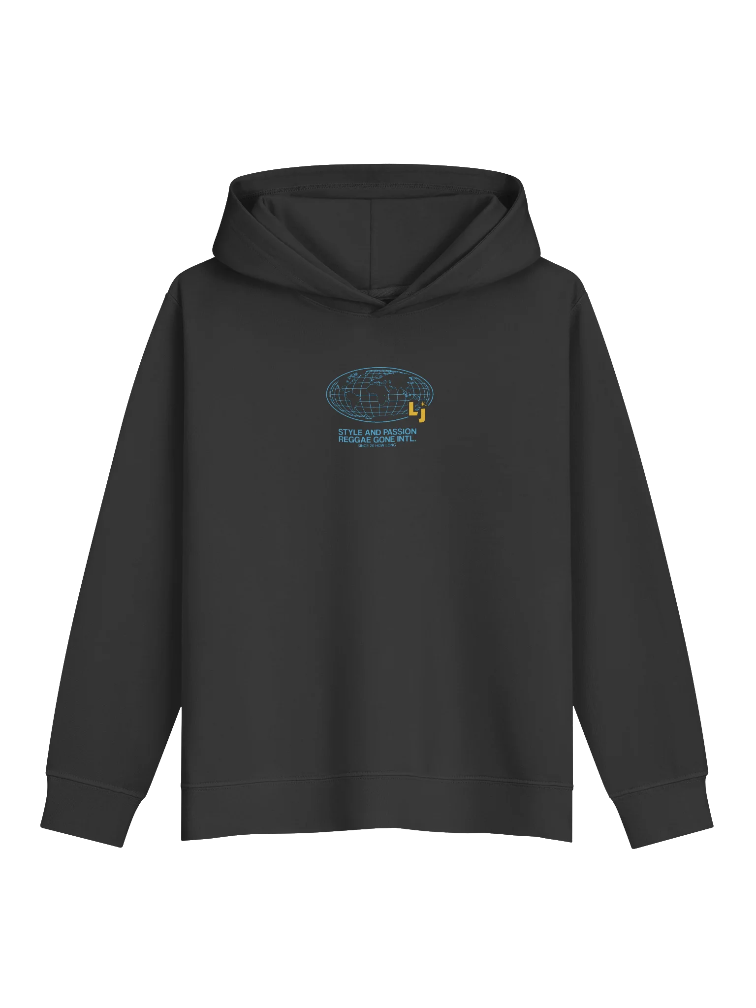 REGGAE GONE INTL Youth Garment-Dyed Fleece Hooded Sweatshirt product image (1)