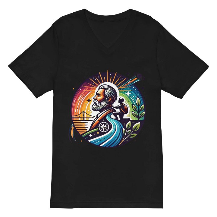 Cosmic Wanderer V-Neck Tee product image (2)