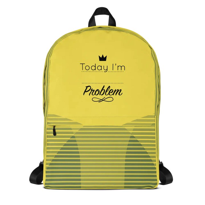 Today I'm Problem Backpack product image (1)