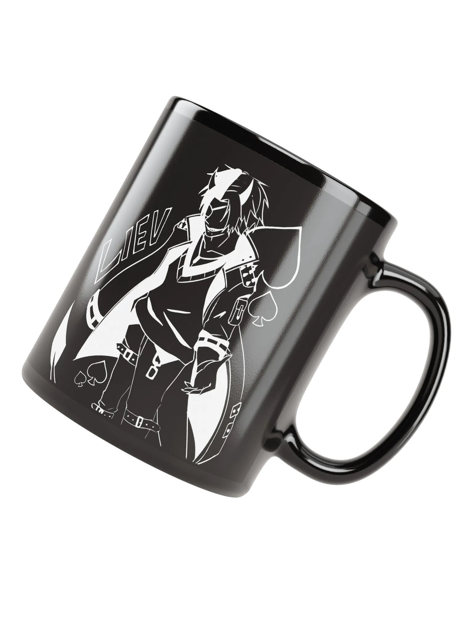 Liev black mug product image (3)
