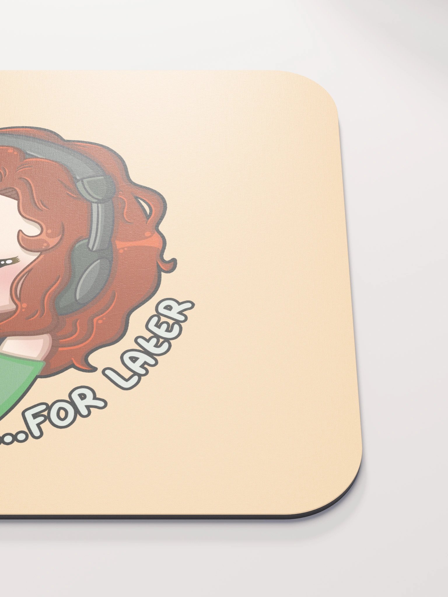 For Later mouse mat (yellow) product image (5)