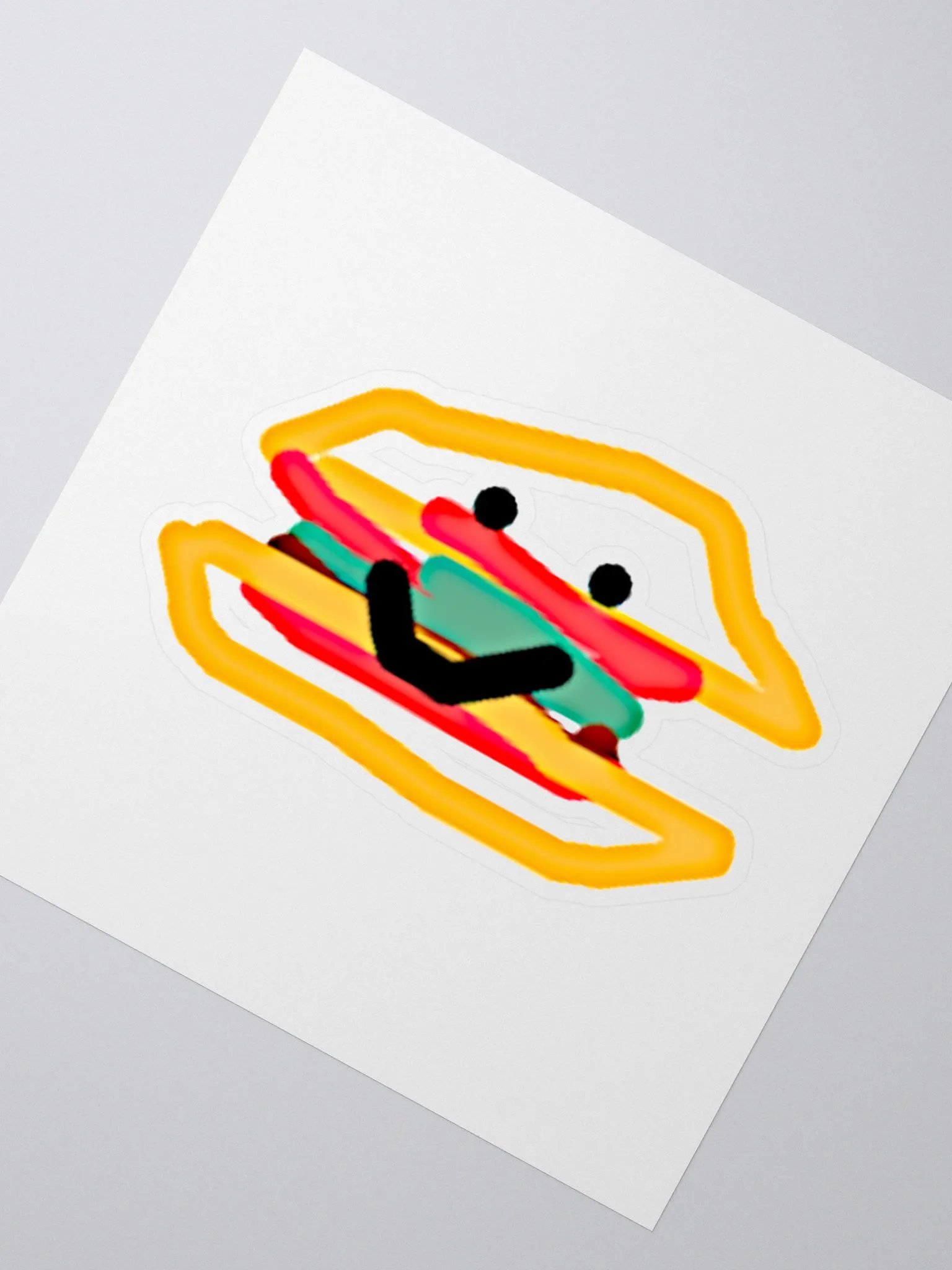 Hamburger Sticker product image (2)