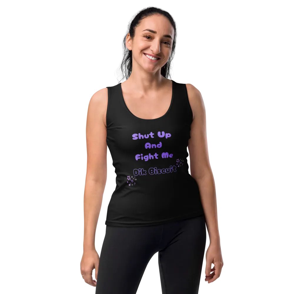Fight Me Dik Biscuit Tank - Purple product image (10)