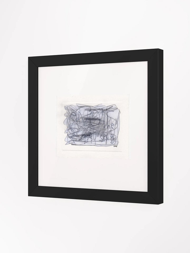 Another Girl Song Panel Card Print Framed product image (1)