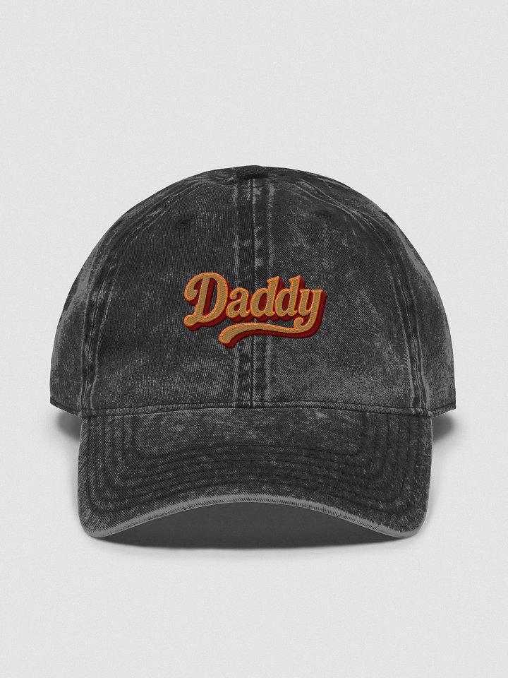 Retro Daddy Typography Design - Vintage Bold Script Style - Vintage Hat product image (3)