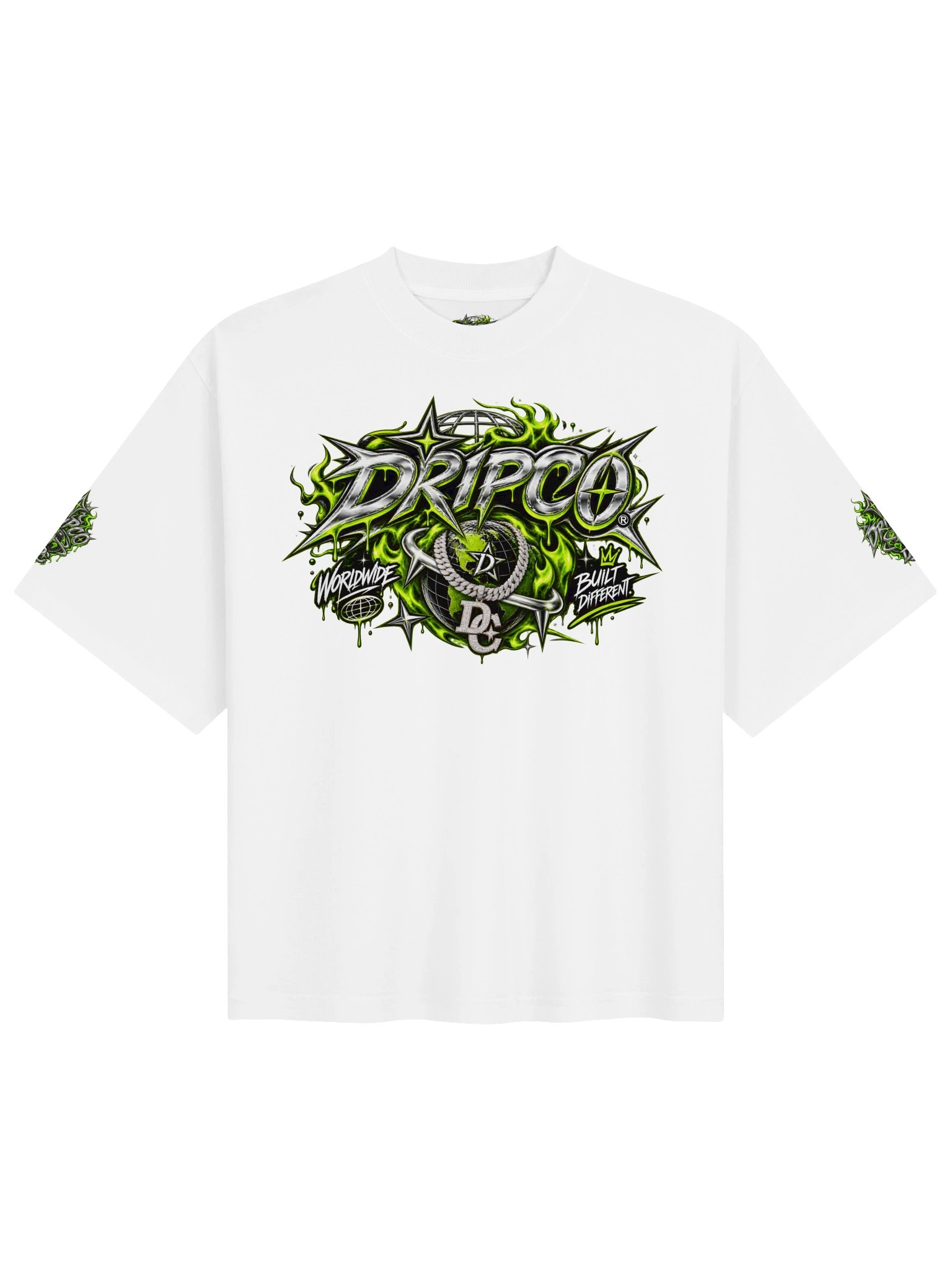 DRIPCO Worldwide Built Different Tee product image (1)
