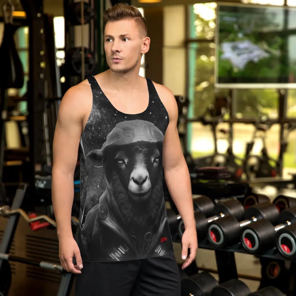 IDFKtv Black Sheep Full B/W Tank Top product image (7)