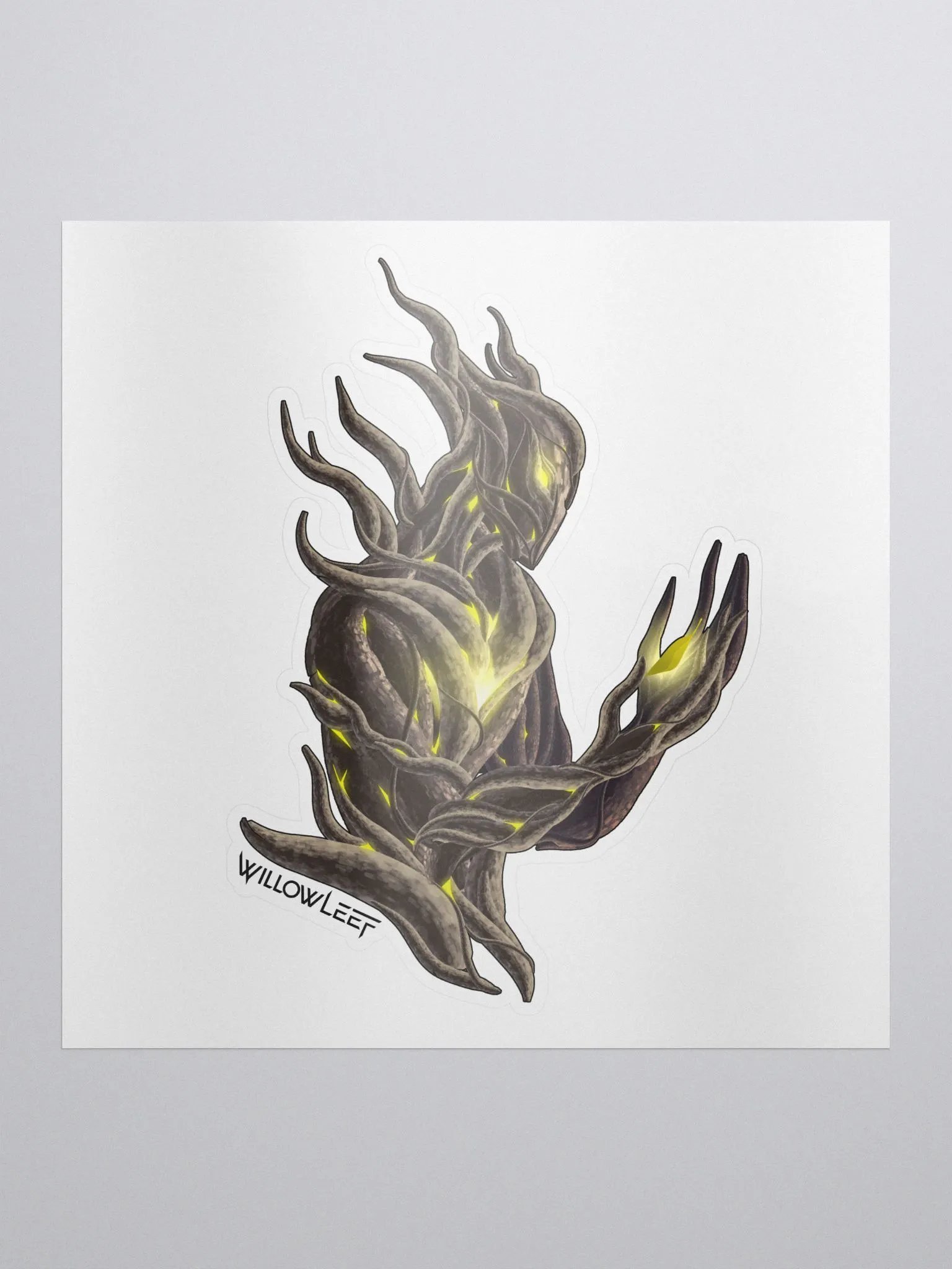 Yellow Leef Protector Sticker product image (2)