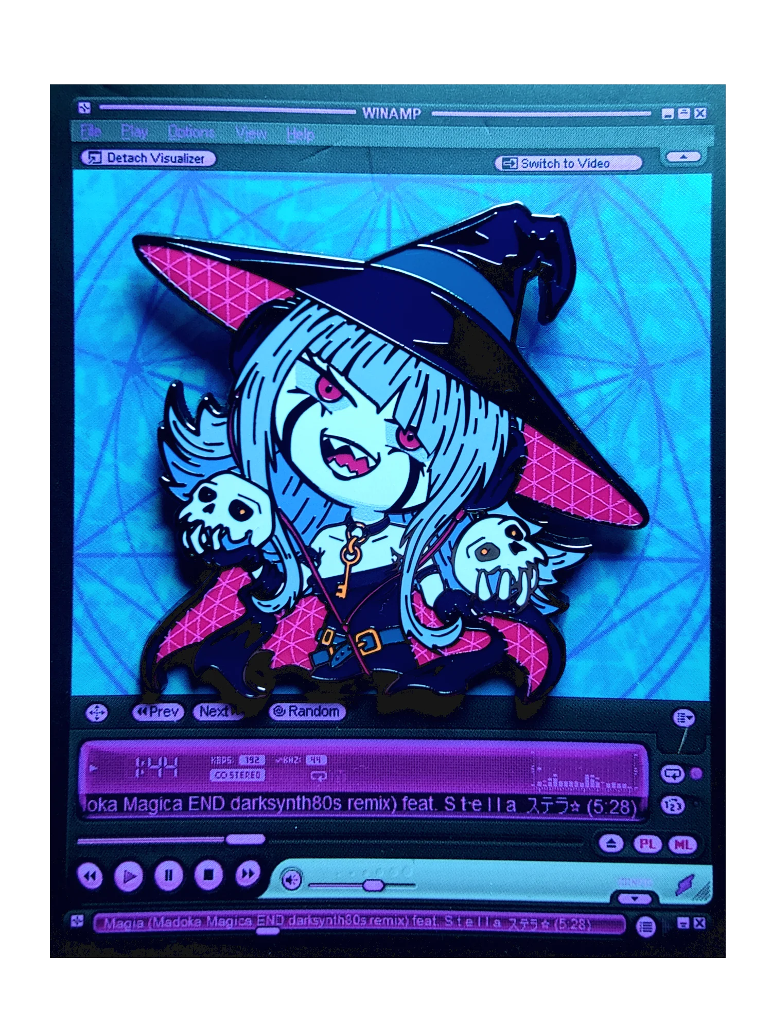 Darksynth Witch Pin product image (3)