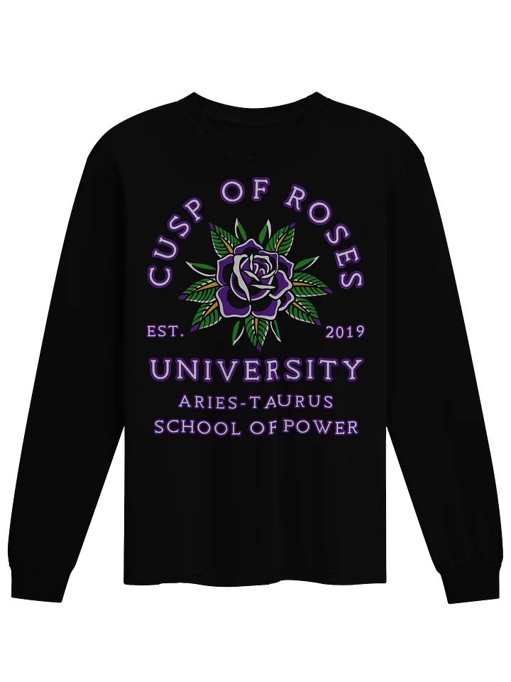 school of power long tee product image (1)