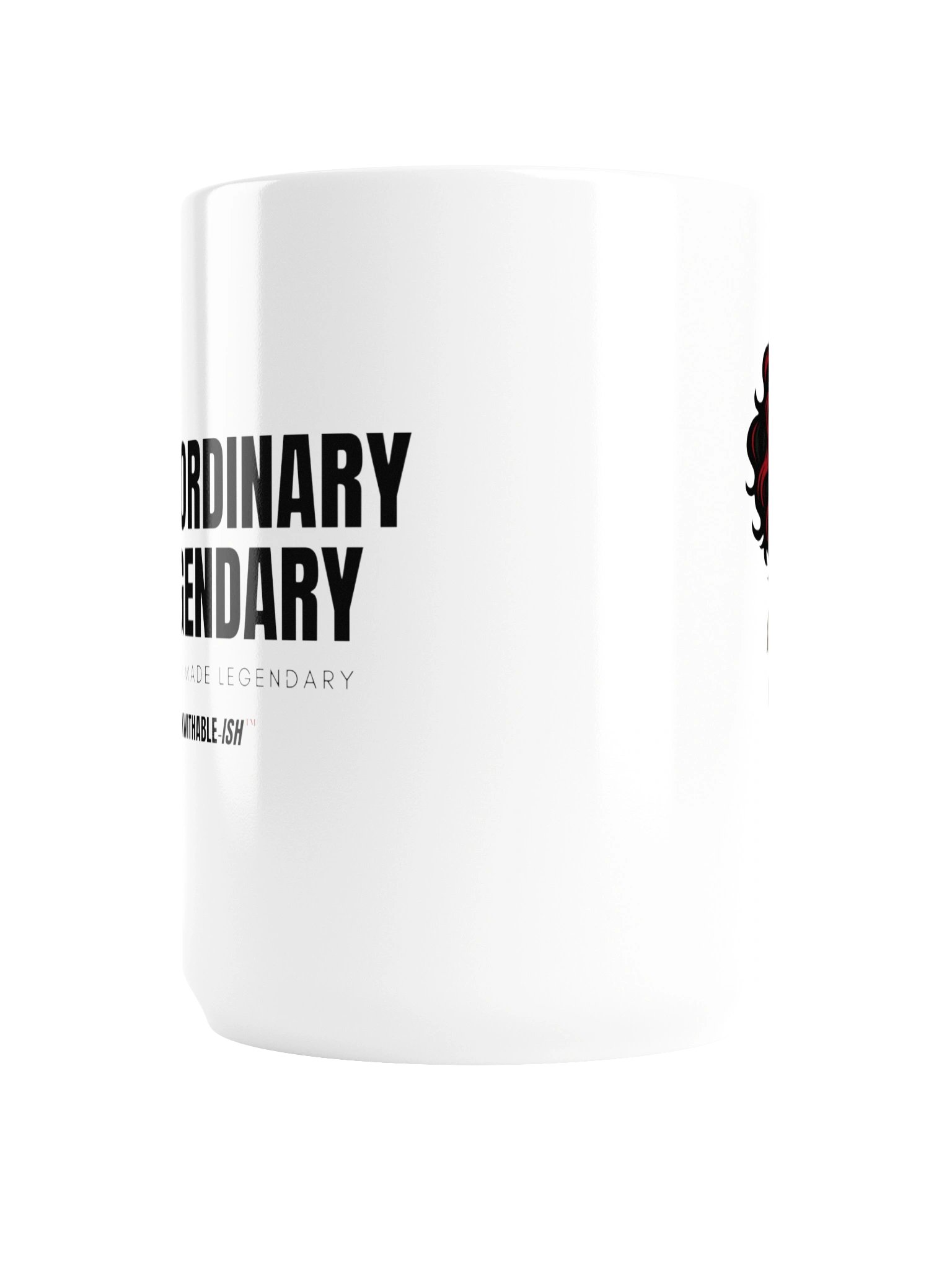 Tattooed Skarlitt Baddie + Be Legendary Quote 20oz Mug product image (3)