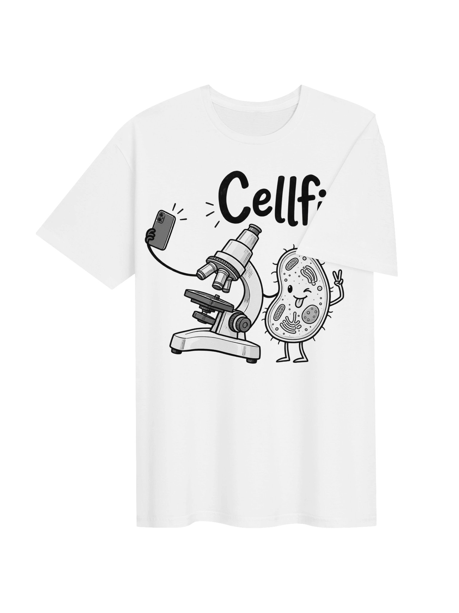 Cellfie – Funny Cell & Microscope Science T-Shirt product image (34)