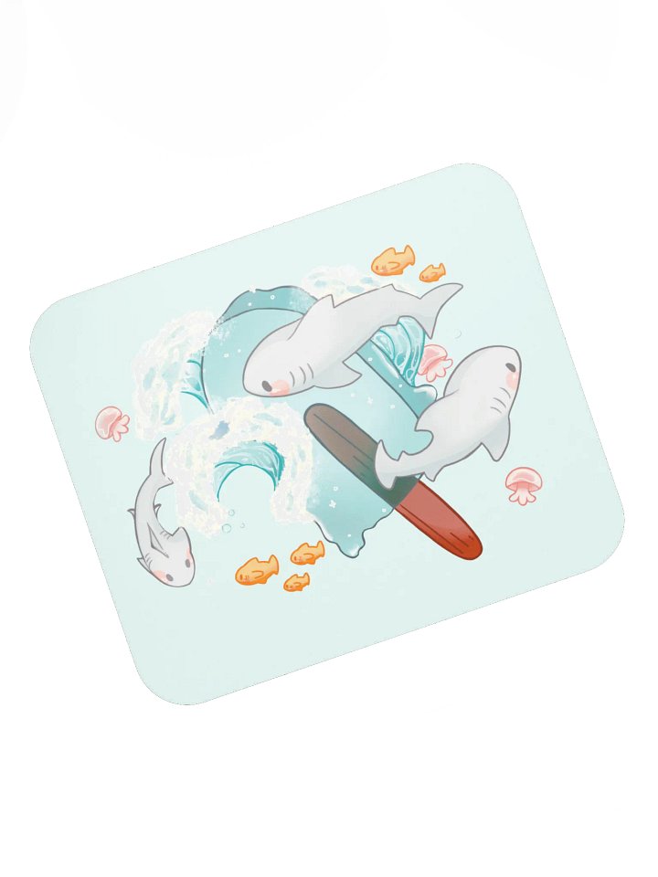 SHARKSICLE SWIRL MOUSE PAD product image (1)