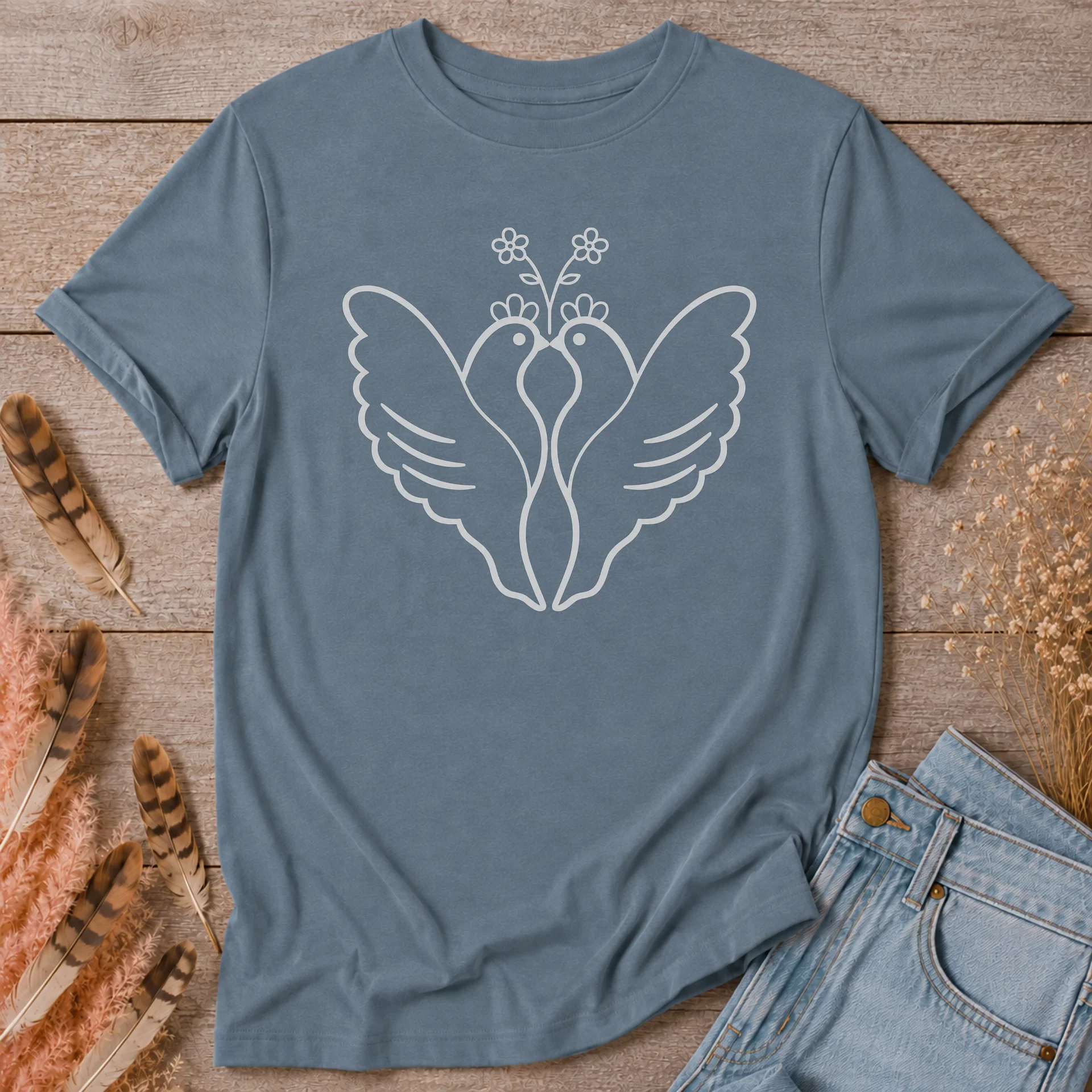 Chicken Butterfly Illusion T-Shirt product image (1)