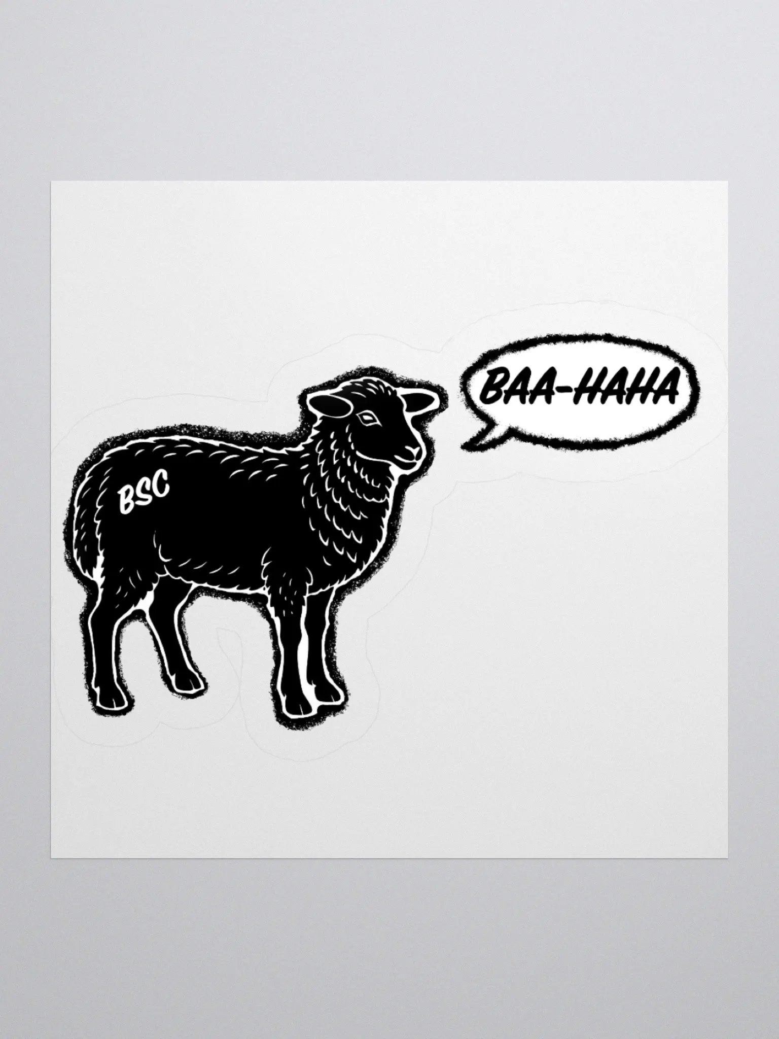 BAA-HAHA Sticker product image (1)