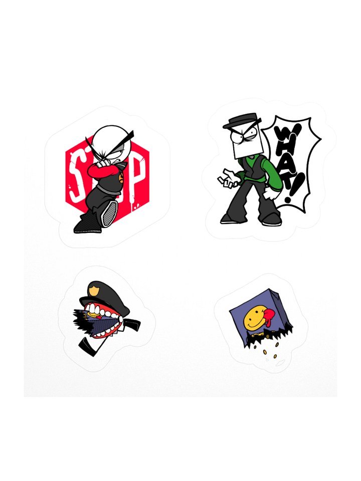 Rude Awakening: Cereal Smackdown (sticker pack A) product image (1)