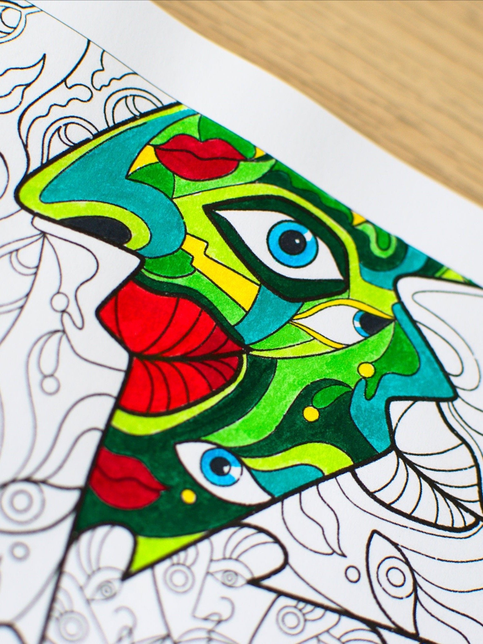Fragmented Souls Colouring Book product image (7)