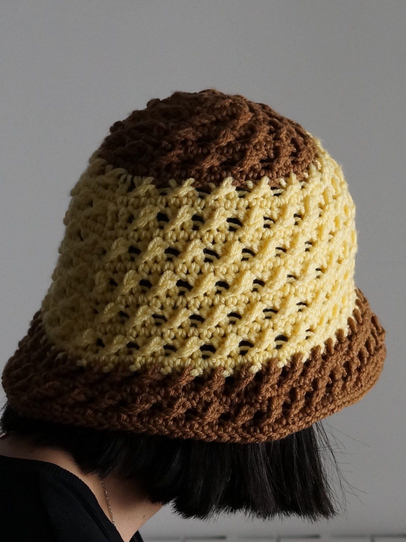 Cross stitch bucket hat pdf pattern product image (1)