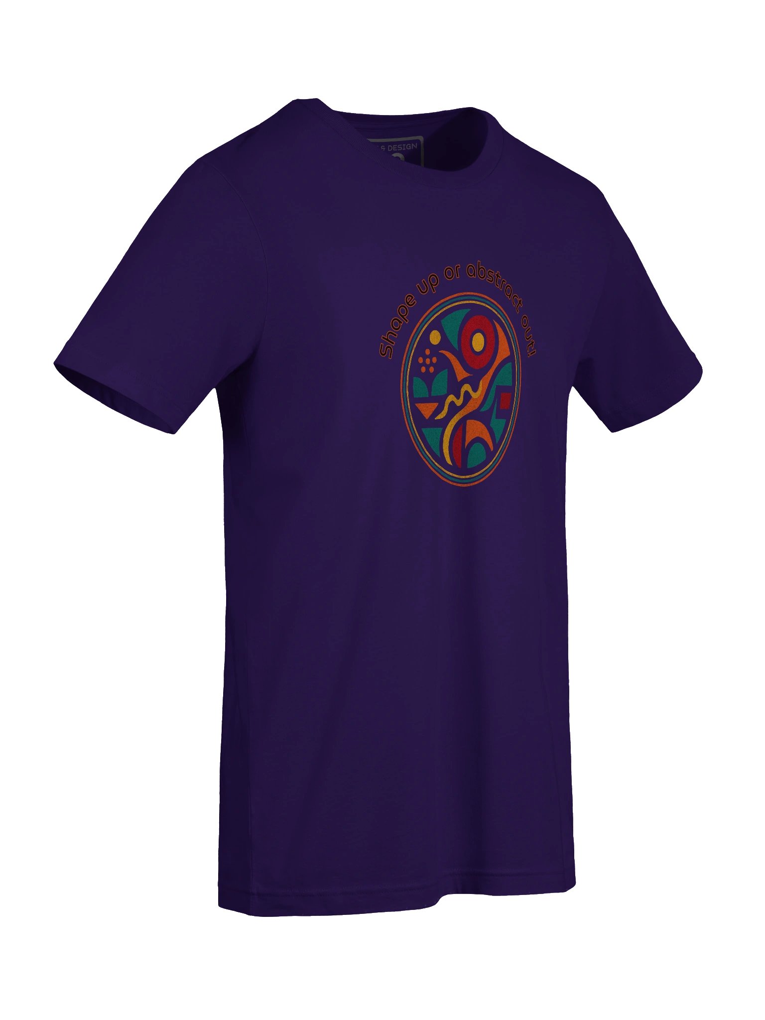 Shape Up or Abstract Out! Bold Geometric Circle Tee – Vibrant Modern Art T-Shirt product image (9)