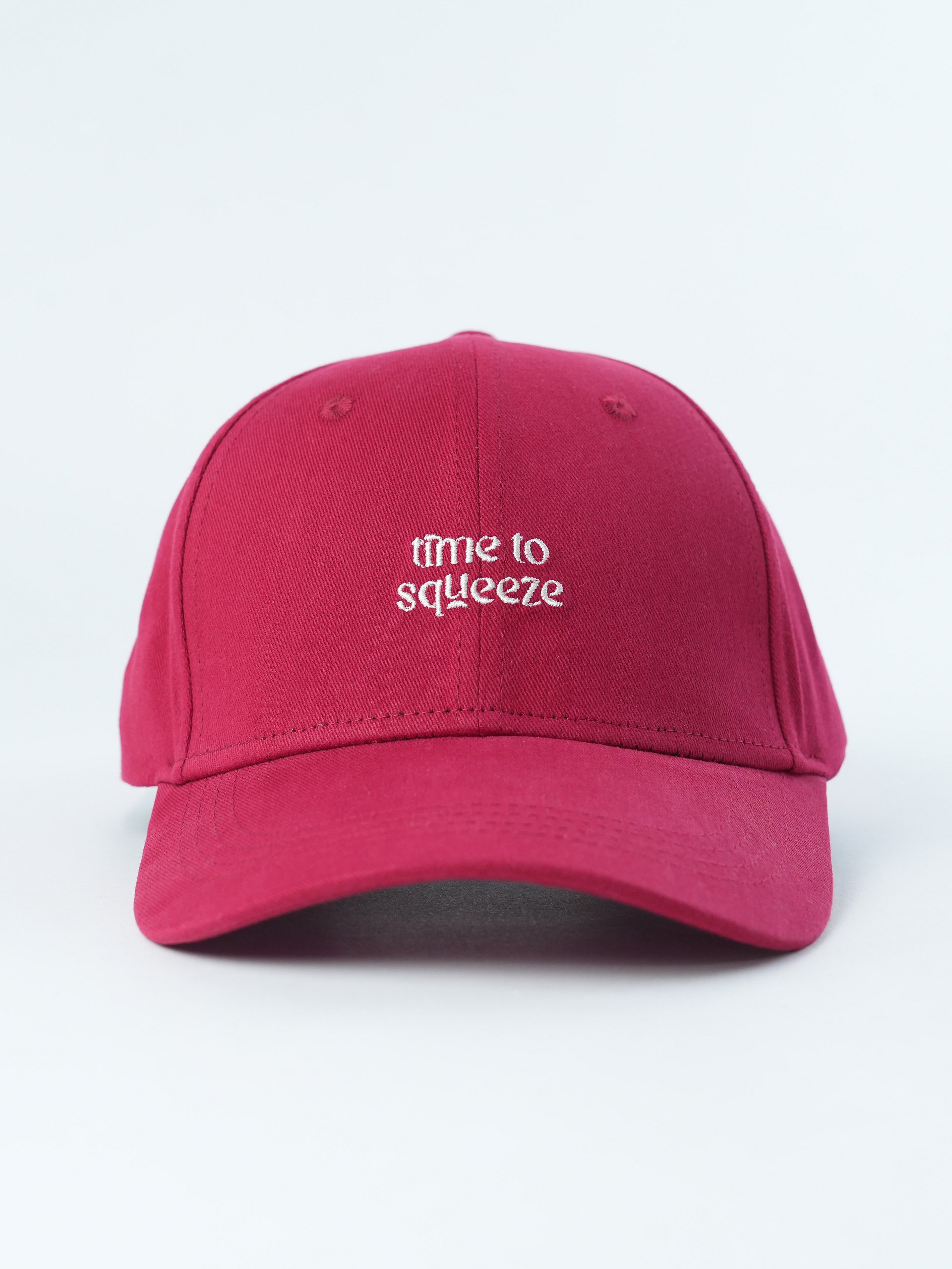 Time to Squeeze Baseball Hat (Red) product image (1)