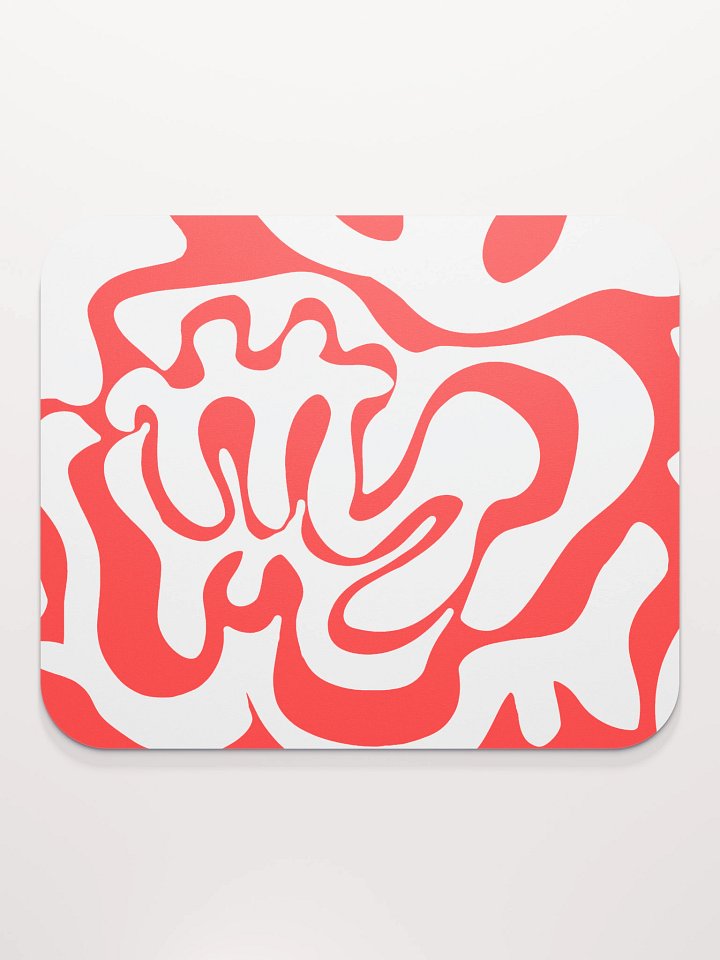 Crimson Swirls Mouse Pad product image (2)