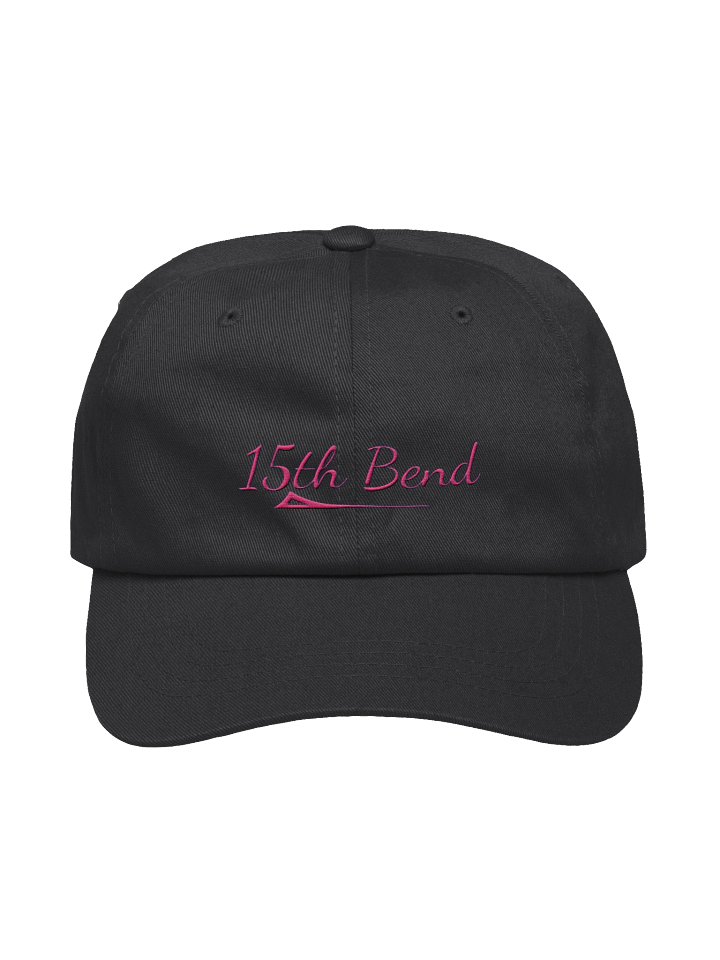 Cap with pink logo text only product image (1)