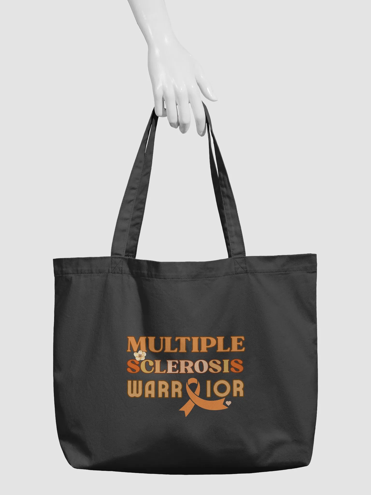 Multiple Sclerosis Warrior, Awareness Eco Tote Bag product image (3)