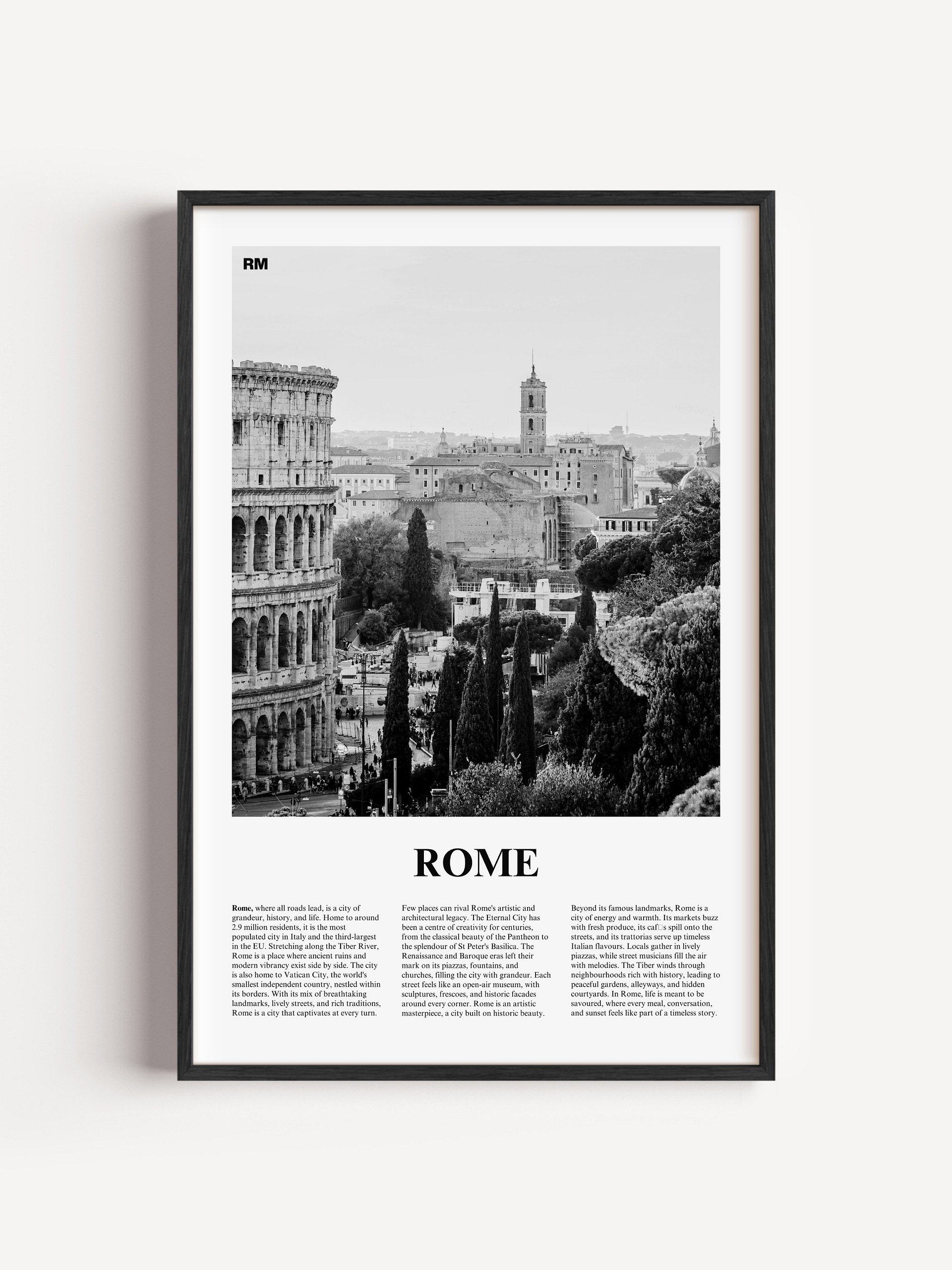 Rome 02 Newspaper Poster product image (1)