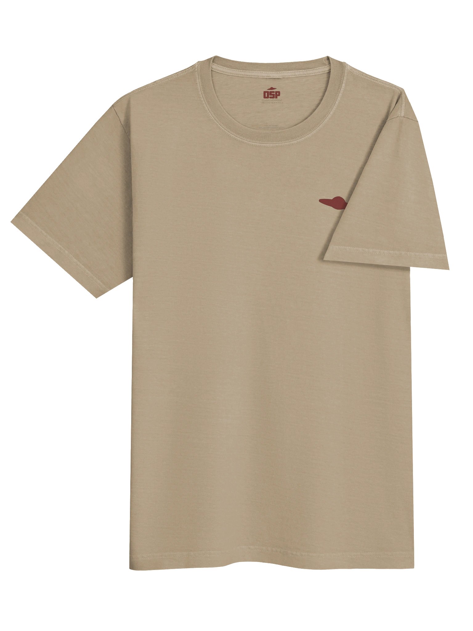 Spacecraft Convention Tee - Khaki & Oxblood Red product image (22)