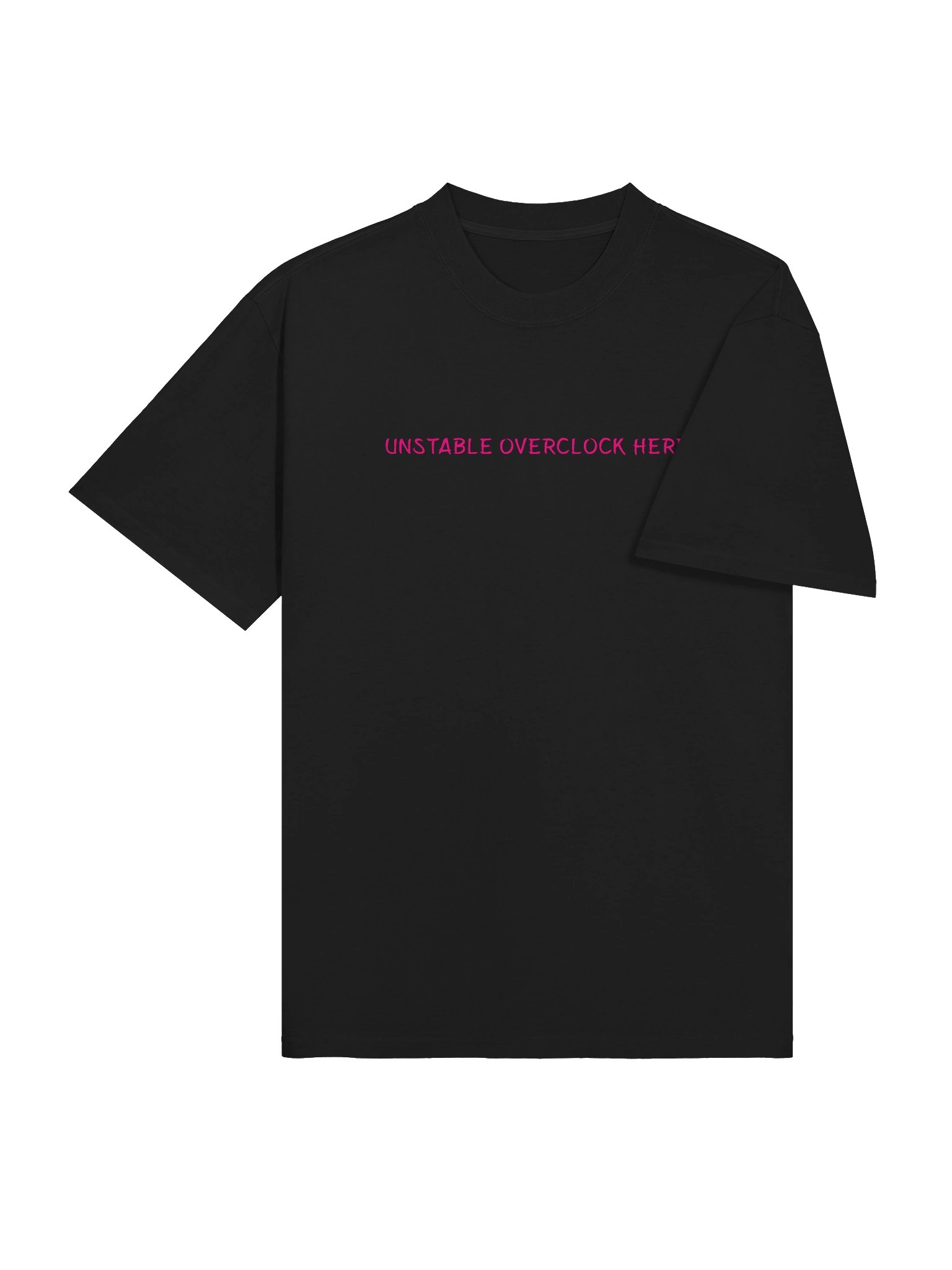 CS, Unstable OverClock Here. Meme Oversized T-Shirt product image (28)