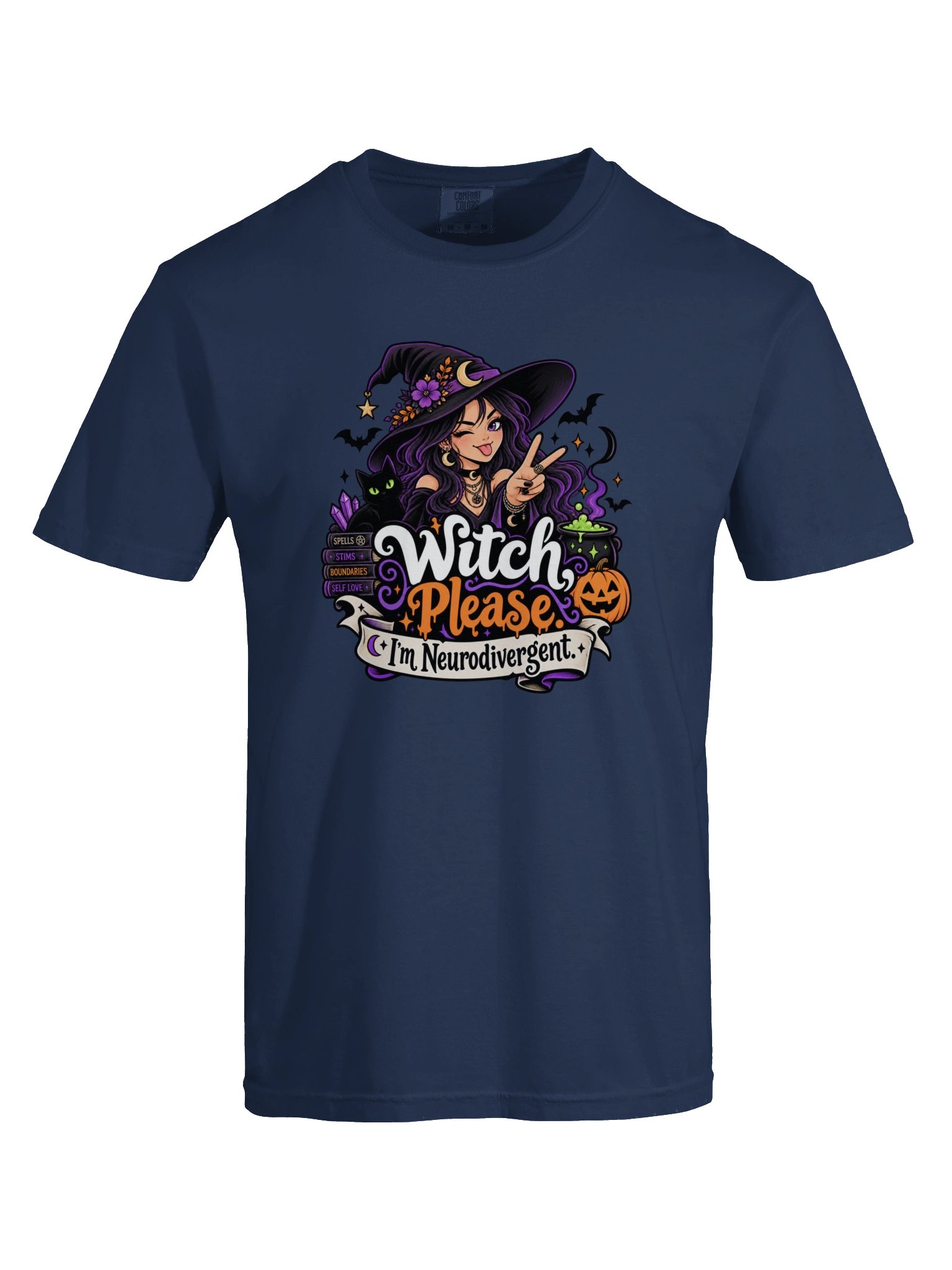 Witch Please, I’m Neurodivergent | Funny Halloween T-Shirt product image (81)