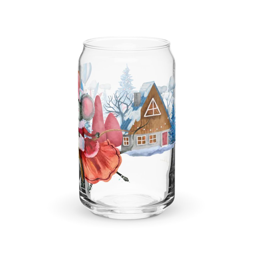 Warm Winter Embrace Can-Shaped Glass | Four Seasons of Love Collection product image (9)